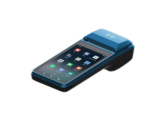 5 Inch 4G WIFI NFC Android Portable Pos Terminal With Thermal Printer Built in Google Play Store