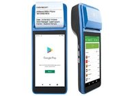 5 Inch 4G WIFI NFC Android Portable Pos Terminal With Thermal Printer Built in Google Play Store