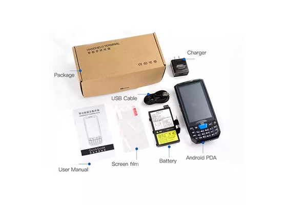 4G Rugged Handheld PDA 2D QR Code Scanner Android POS Terminal For Logistics Warehouse