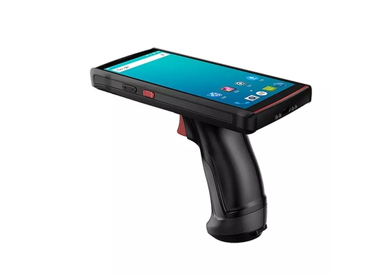 Mobile 4G Wifi Android RFID Data Collector PDA UHF Handheld Reader With Barcode Scanner