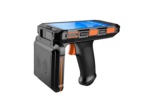 Long Range Handheld Android PDA Barcode Scanner NFC LF HF RFID Reader for Wrist Bands