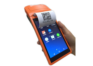 Portable Payment Android Handheld POS Terminal with Printer / 5.5 Inch Touch Screen