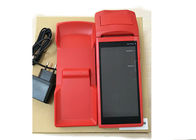 Wireless Portable Android Handheld POS Terminal With Magnetic Card Reader 3G  Printer