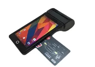 Handheld Touch Screen POS Terminal Wireless Credit Card Machine With Built-in Printer