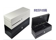 Electrical POS Cash Drawer Flip Top Storage Box With Metal Wire Grips For POS Terminal