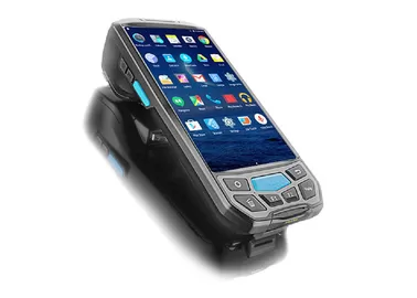 PDA Device Wireless Barcode Scanner 5 Inch Industrial Rugged Android Bluetooth