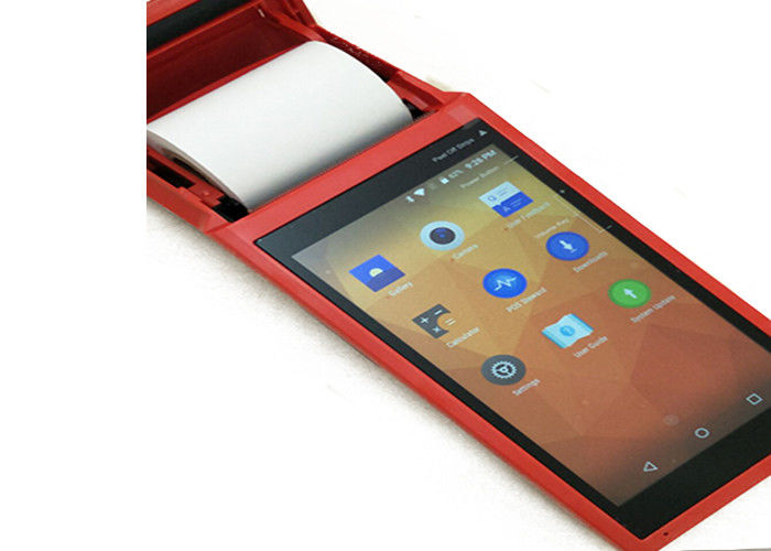 Programmable Handheld Pos With Printer For Retail Store / Restaurant Support Bluetooth Wifi