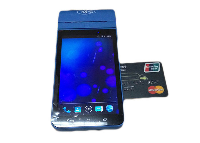 4G Mobile Android 5.1 Handheld POS With Printer For Bank Card / NFC Payment