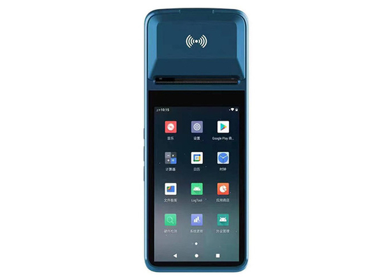 5 Inch 4G WIFI NFC Android Portable Pos Terminal With Thermal Printer Built in Google Play Store supplier