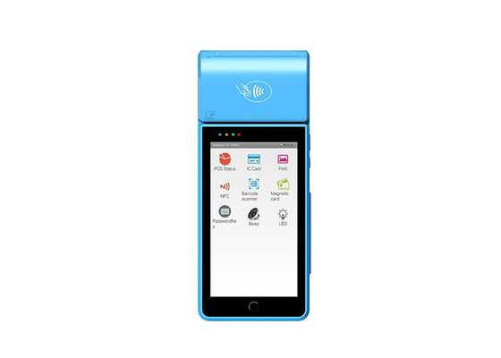 5 Inch Portable Handheld POS Machine Mobile Credit Card Terminal With NFC Reader / GPS supplier