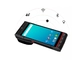 Portable Android POS Terminal printer Inventory PDA Mobile Phone with Barcode Scanner supplier