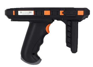 Handheld Android Mobile Barcode Scanner RFID HF UHF Reader PDA with Pistol Grip supplier